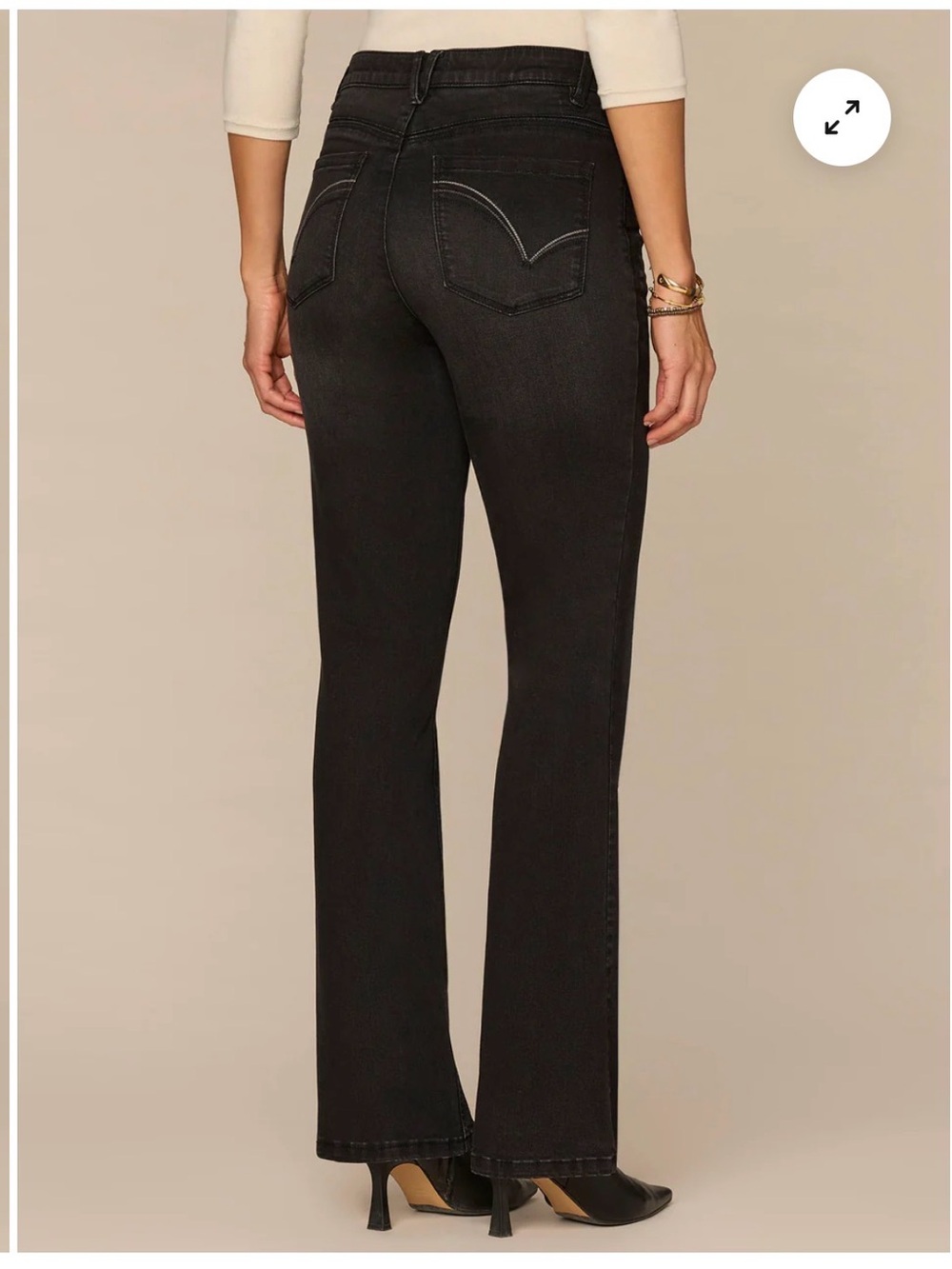 Democracy Black Boot Cut Jeans - Picture 3 of 7